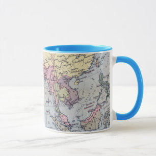 Political Map   Asia Mug