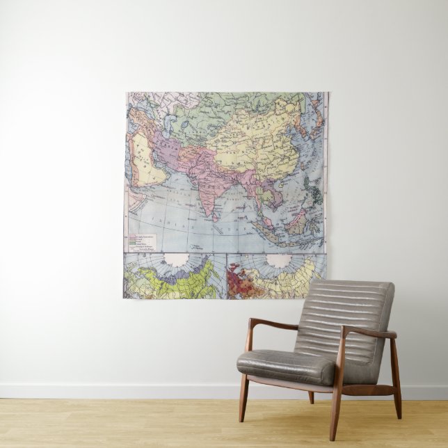Political Map | Asia Tapestry (In Situ)