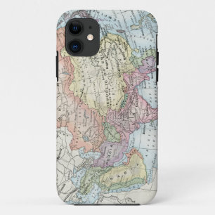 Political Map of Asia (1916) iPhone 11 Case