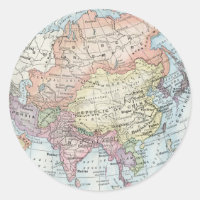 Political Map of Asia (1916)