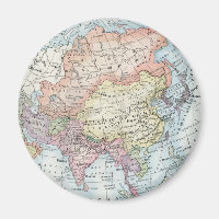Political Map of Asia (1916)