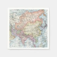 Political Map of Asia (1916)
