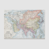 Political Map of Asia (1916)