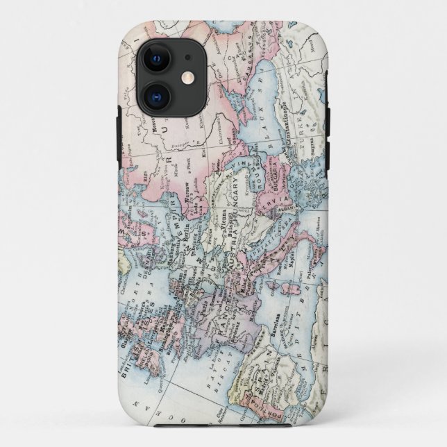 Political Map of Europe (1916) Case-Mate iPhone Case (Back)