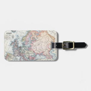 Political Map of Europe (1916) Luggage Tag