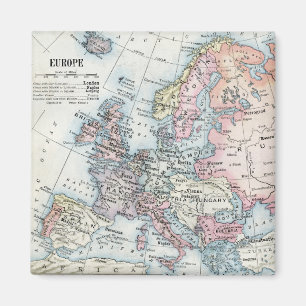 Political Map of Europe (1916) Magnet