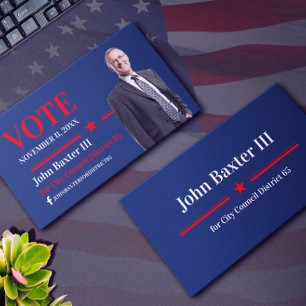 Political Office Business Card