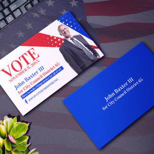 Political Office Business Card
