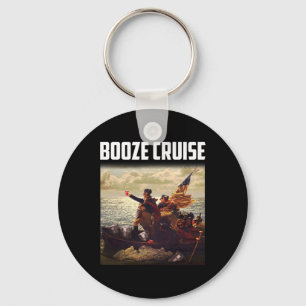 Political Party Booze Cruise Shades And Red Cups T Key Ring