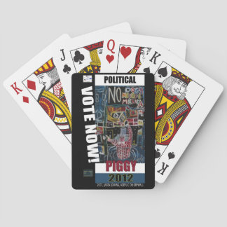 POLITICAL PIGGY PLAYING CARDS