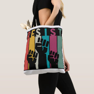Political Protest Resist Grocery Tote