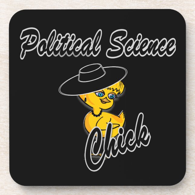 Political Science Chick #4 Coaster (Front)