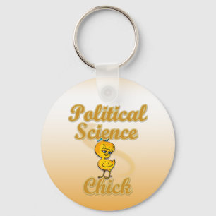 Political Science Chick Key Ring