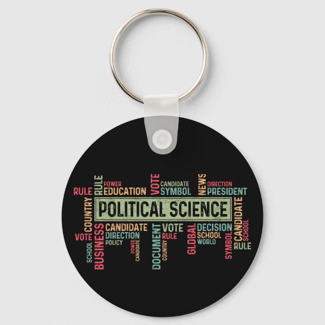 Political Science Key Ring (Front)