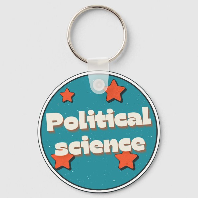 Political science key ring (Front)