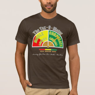 Political Shirt | The Tax - O- Metre | Colour