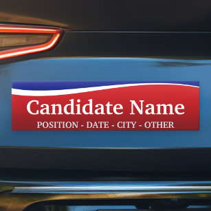 Political Theme - Customise This Bumper Sticker! Bumper Sticker