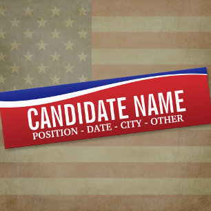 Political Theme - Customise This Bumper Sticker! Bumper Sticker