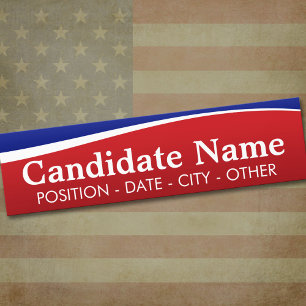 Political Theme - Customise This Bumper Sticker! Bumper Sticker