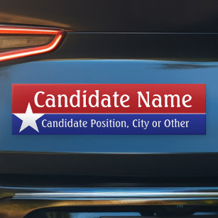 Political Theme - Customize This Bumper Sticker! Bumper Sticker