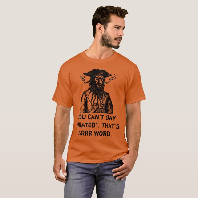 Politically correct pirate #3 T-Shirt (Front Full)