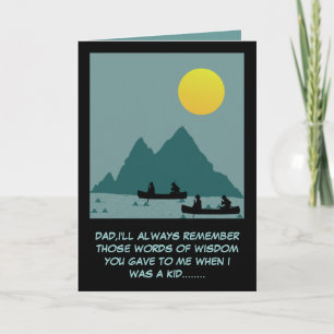 Politically incorrect father's day card