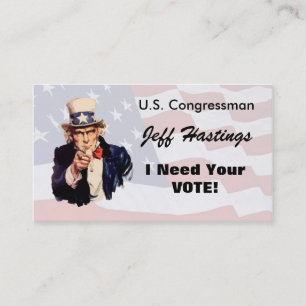 Politician Business Card