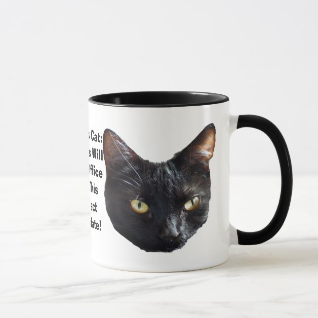 Politics Cat No Rats Will Be In Office Mug (Right)
