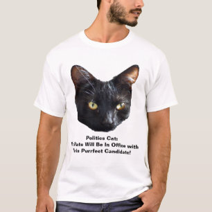 Politics Cat No Rats Will Be In Office T-Shirt
