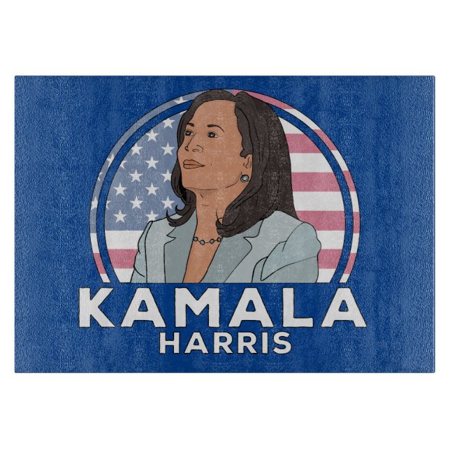 Politics Kamala Harris Cutting Board (Front)