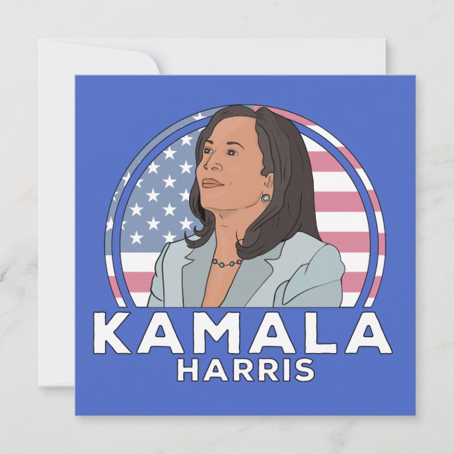Politics Kamala Harris Invitation (Front)