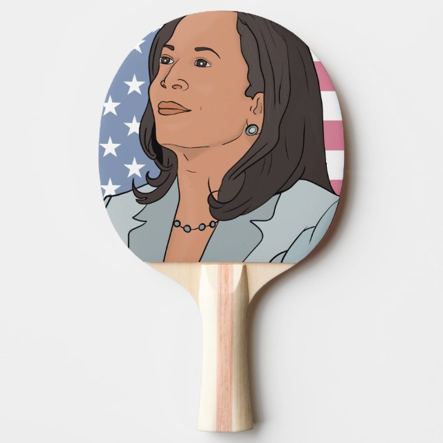 Politics Kamala Harris Ping Pong Paddle (Front)