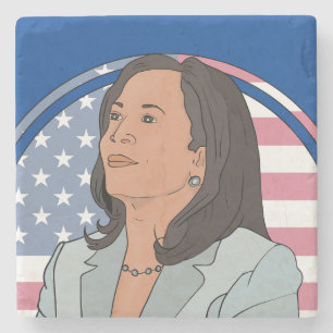 Politics Kamala Harris Stone Coaster