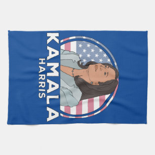 Politics Kamala Harris Tea Towel