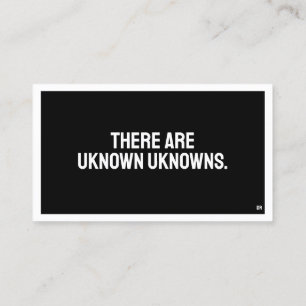 POLITICS Minimalist Business Card