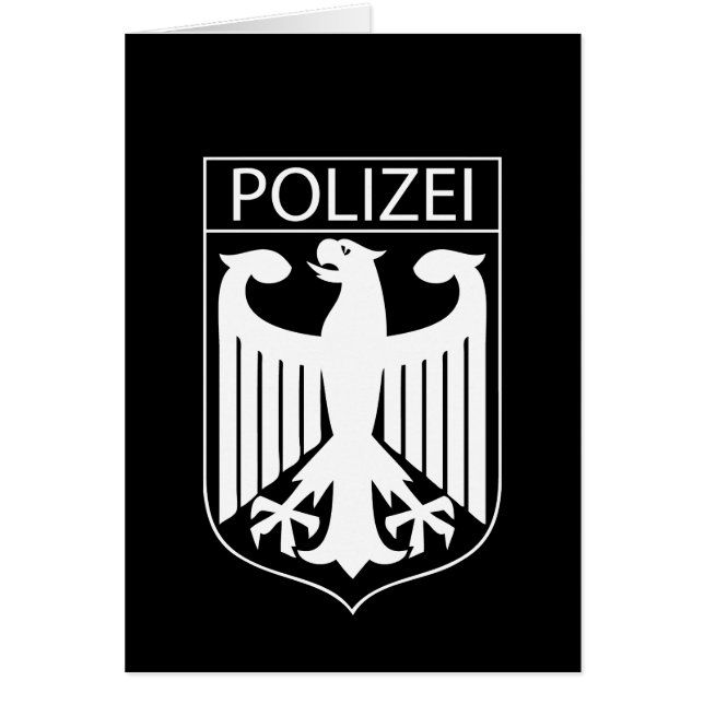 POLIZEI - German Police Symbol Gifts (Front)