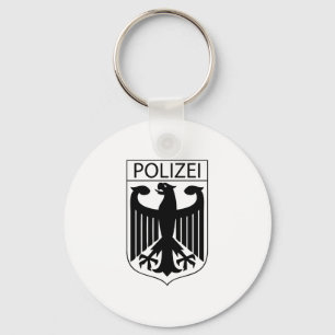 POLIZEI - German Police Symbol Gifts Key Ring