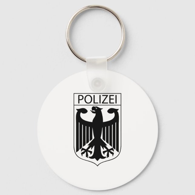 POLIZEI - German Police Symbol Gifts Key Ring (Front)