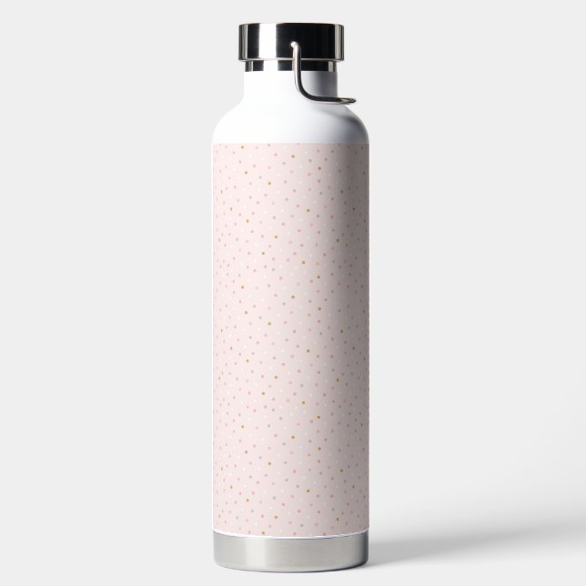 Polka Confetti Pattern Water Bottle (Left)