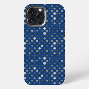 Polka Dot 01.Grey Blue BG iPhone 13 Pro Max Case