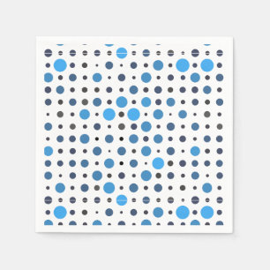 Polka Dot 01X.Blue Shade Napkin