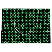 Polka Dot 02.Green. Black BG