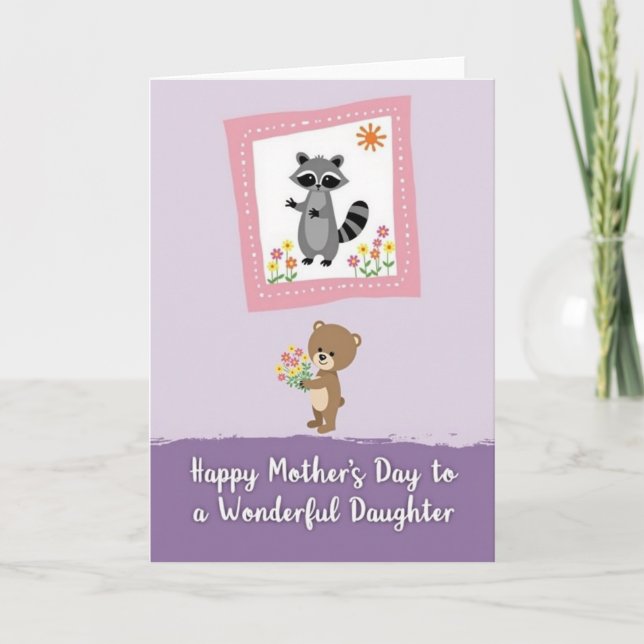Polka Dot Affectionate Gesture Card (Front)