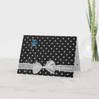 Polka Dot and ribbon bow birthday