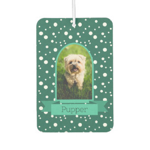 Polka Dot Arch Photo For Pets Car Air Freshener