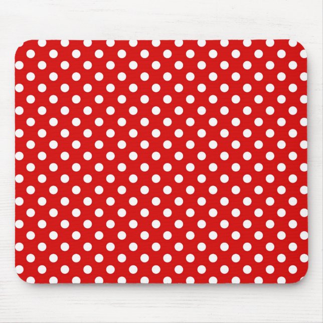 Polka dot background mouse mat (Front)