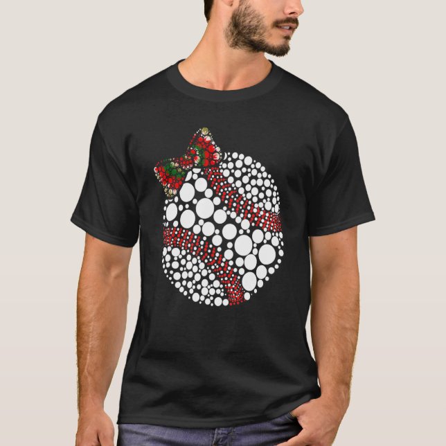 Polka Dot Baseball   Player International Dot Day  T-Shirt (Front)