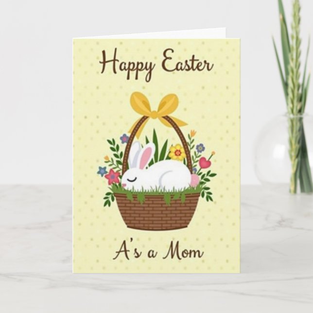 Polka Dot Basket Friend Card (Front)