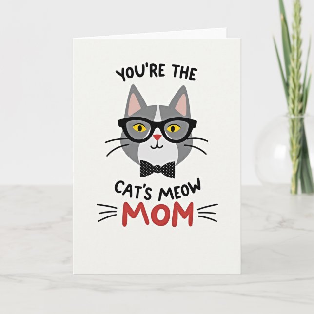 Polka Dot Best Mum Card (Front)