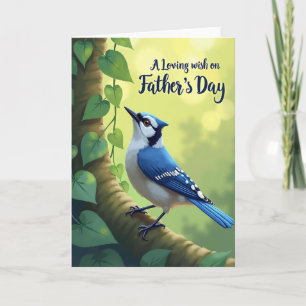 Polka Dot Bird Fathers Day Card